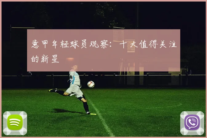 意甲年轻球员观察:十大值得关注的新星